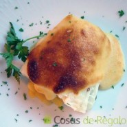 Receta de lomos de bacalao con manzana y muselina de miel Receta de lomos de bacalao con manzana y muselina de miel