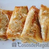 Receta de Bricks de jamón, queso y trigueros Receta de Bricks de jamón, queso y trigueros