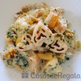 Receta de Corazones de pasta Receta de Corazones de pasta