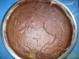 10- El Brownie de chocolate ya horneado
