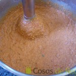 14- Trituramos los ingredientes de la salsa Romesco