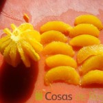 04 - Los gajos de naranja a punto para las brochetas