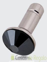 Pin para iPhone con cristal de Swarovski de color negro