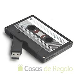 Pendrive USB con diseño de cinta de cassette