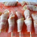 03 - Envolvemos las brochetas de langostinos en bacon