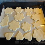 06 - Las galletas de Navidad a punto para el horno