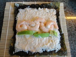 13 - Preparamos los Sushi - Makis de langostinos