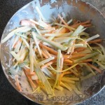 02 - Mezclamos la verdura con la tempura