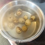 3 - Cocemos los huevos de codorniz