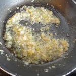02 - El ajo, la cebolla y el pimiento ya pochados