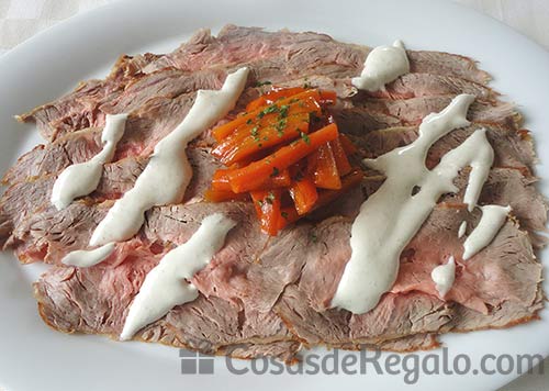 Receta de Roast beef con salsa de atún y anchoas