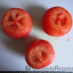 01 - Los tomates a punto para rellenarse