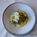 03 - Verduras con crema de patata y Parmesano