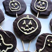 Receta de Piruletas de chocolate para Halloween