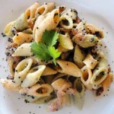 Receta de Pasta con salmón