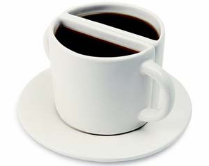Taza de café y té para dos