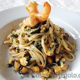 Receta de Tallarines con langostinos