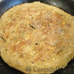 04 - La Tortilla de alcachofas y cebolla terminada