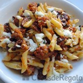 Receta de Macarrones con sobrasada y setas