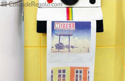 Polaroll, el portarollos de papel higiénico con aspecto de Polaroid