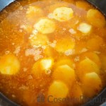 Receta caldereta de bogavante con patatas