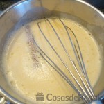 01 -Preparamos la crema para la sopa de fruta