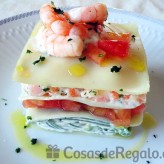 Receta de Timbal de judía perona con langostinos y eneldo
