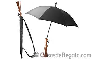 Paraguas con forma de escopeta