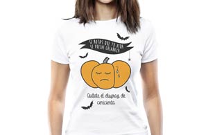 Camiseta original para Halloween Calabaza Cenicienta