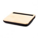 Bandeja iBed en madera con soporte para tablets, desayunos cómodos e informativos