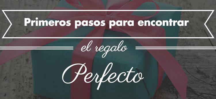 Infografía con los pasos para encontrar el mejor regalo