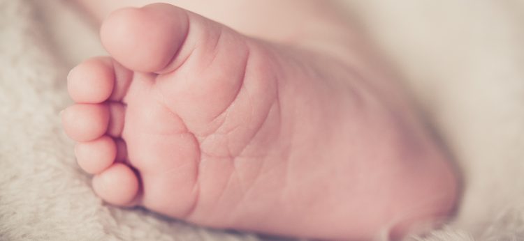 Regalos personalizados huella pie bebé